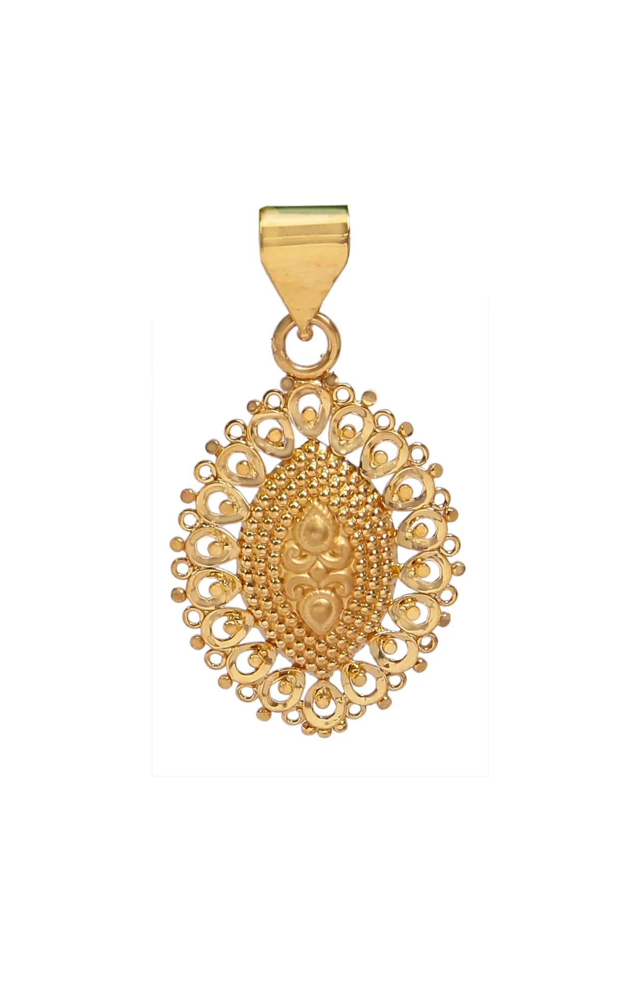 22 KT Designer Gold Pendant Set (D144)