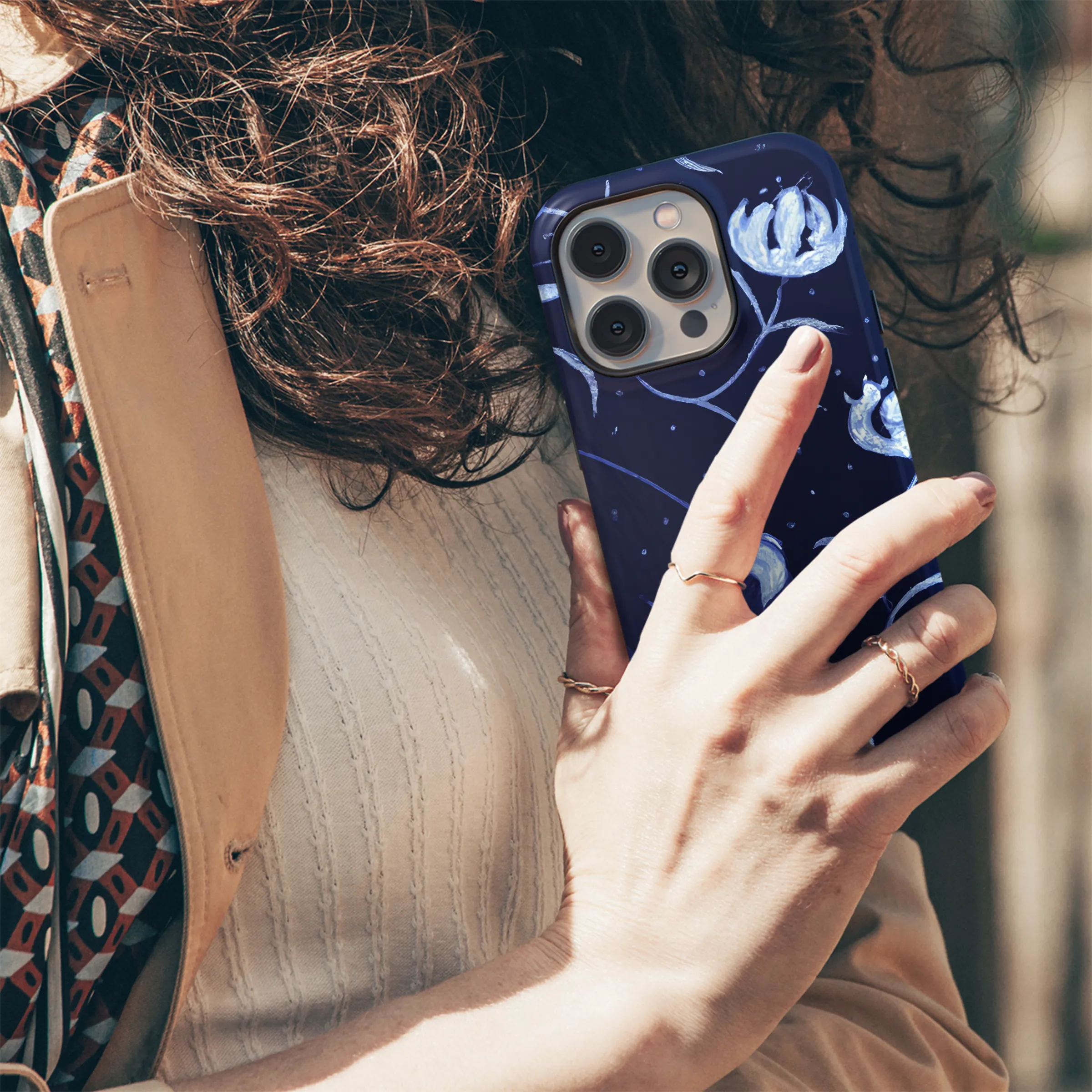 Abstract Chintz Floral Phone Case iPhone Samsung Cover Pixel 3459
