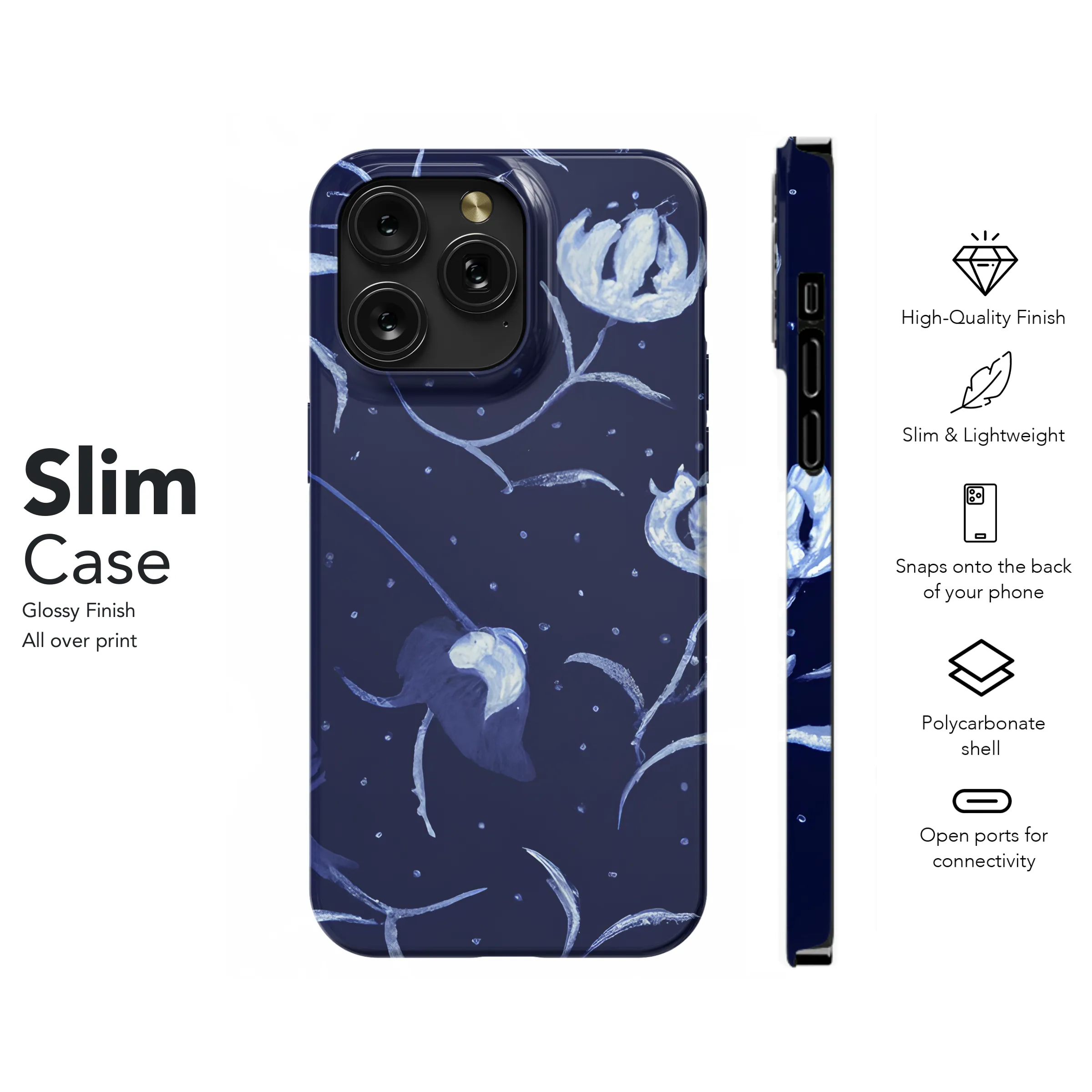 Abstract Chintz Floral Phone Case iPhone Samsung Cover Pixel 3459