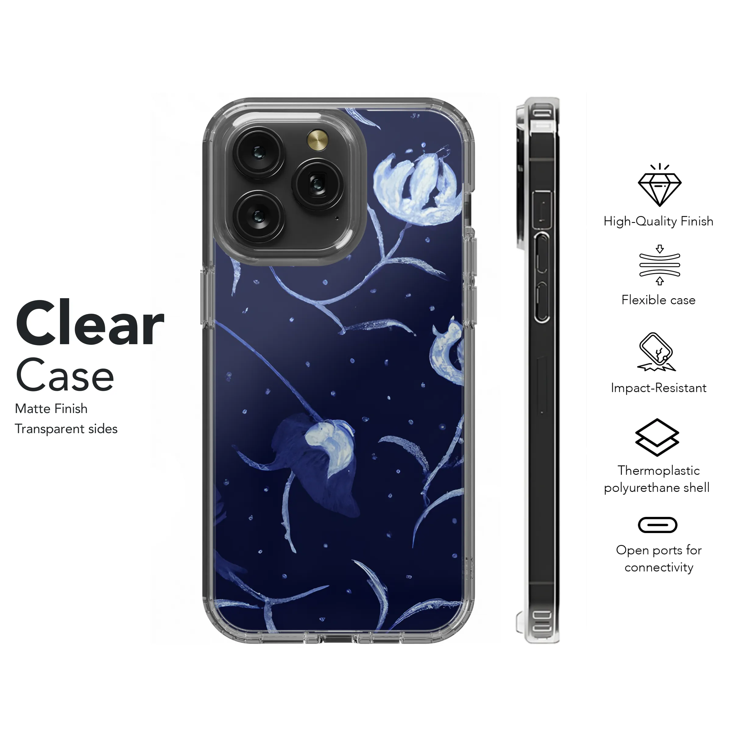 Abstract Chintz Floral Phone Case iPhone Samsung Cover Pixel 3459