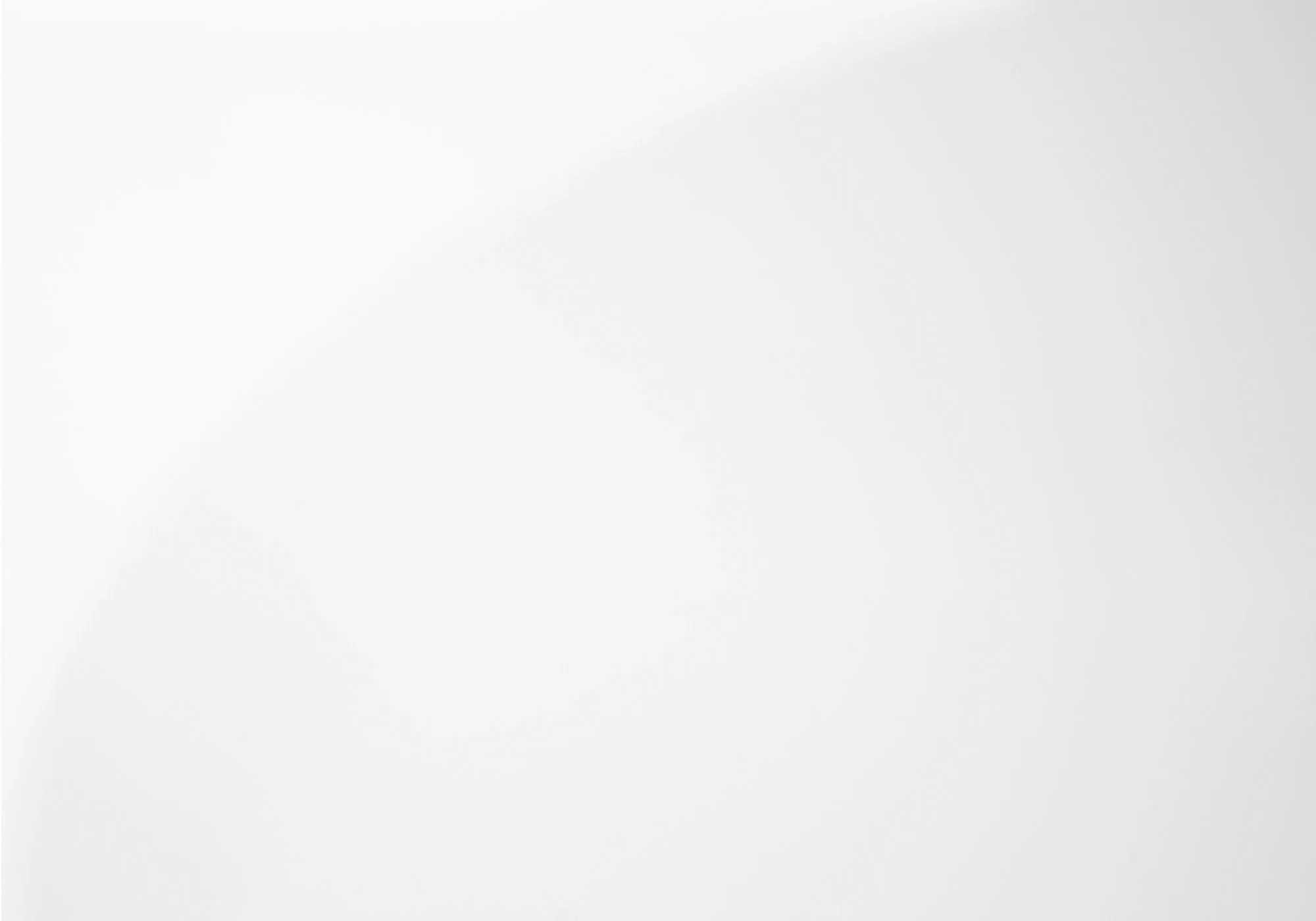 Accent Table - 44"L / Glossy White / Tempered Glass