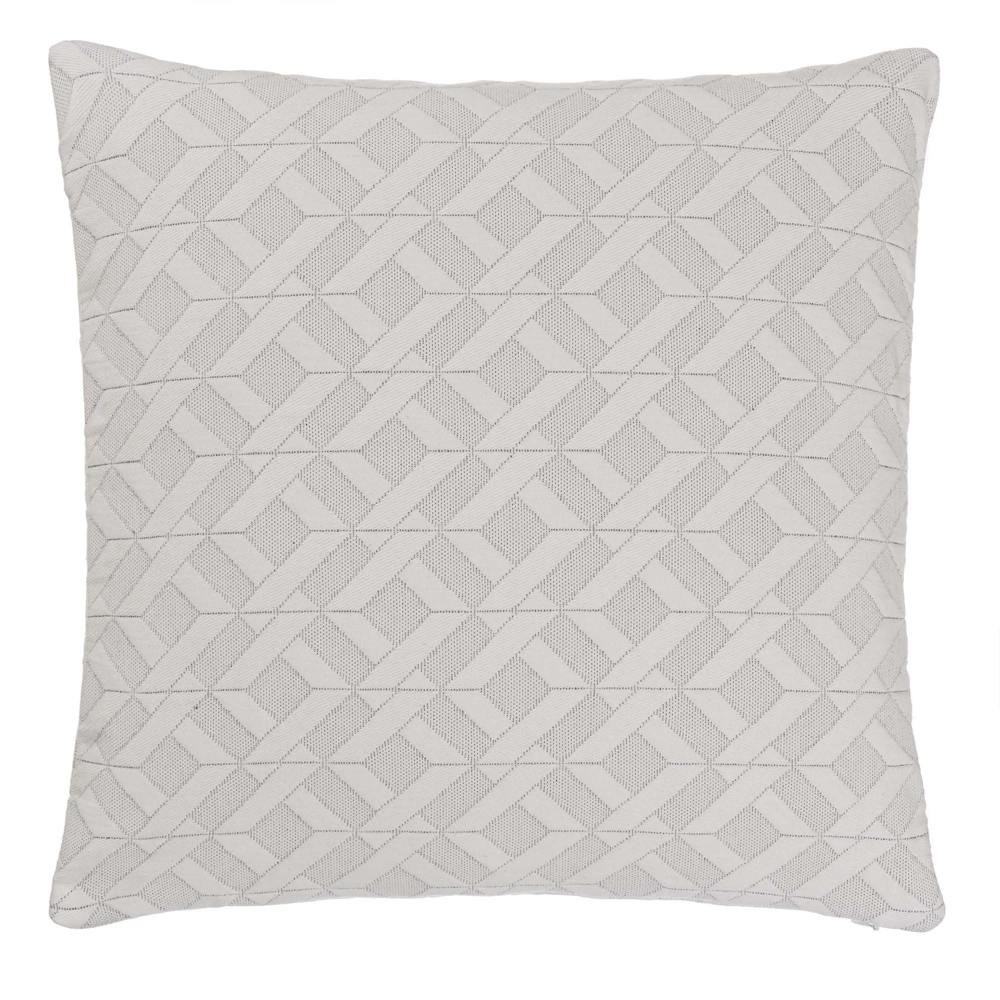 Aldeia Cotton Quilt [Light cream/Black]
