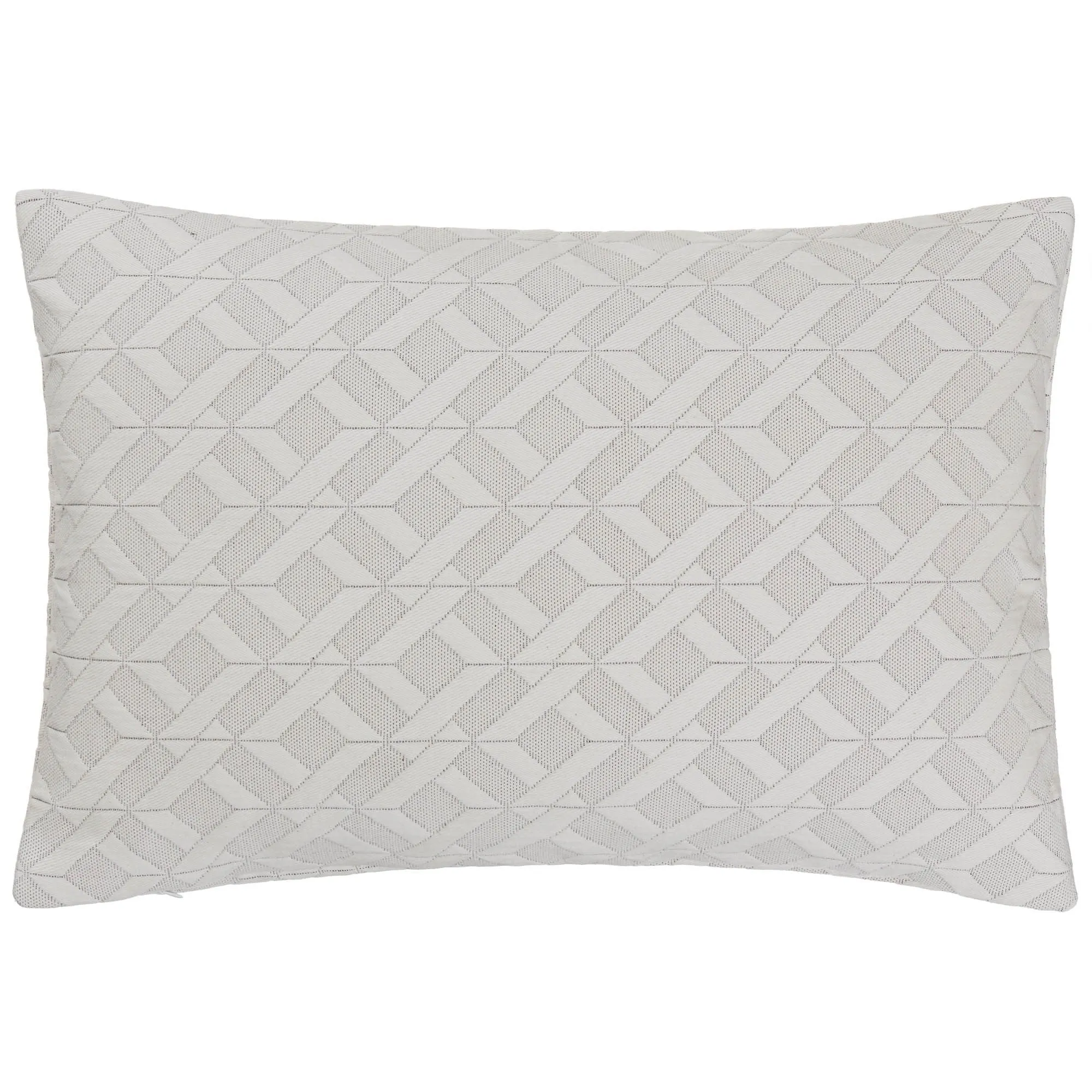 Aldeia Cotton Quilt [Light cream/Black]