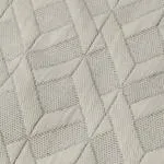 Aldeia Cotton Quilt [Light cream/Black]