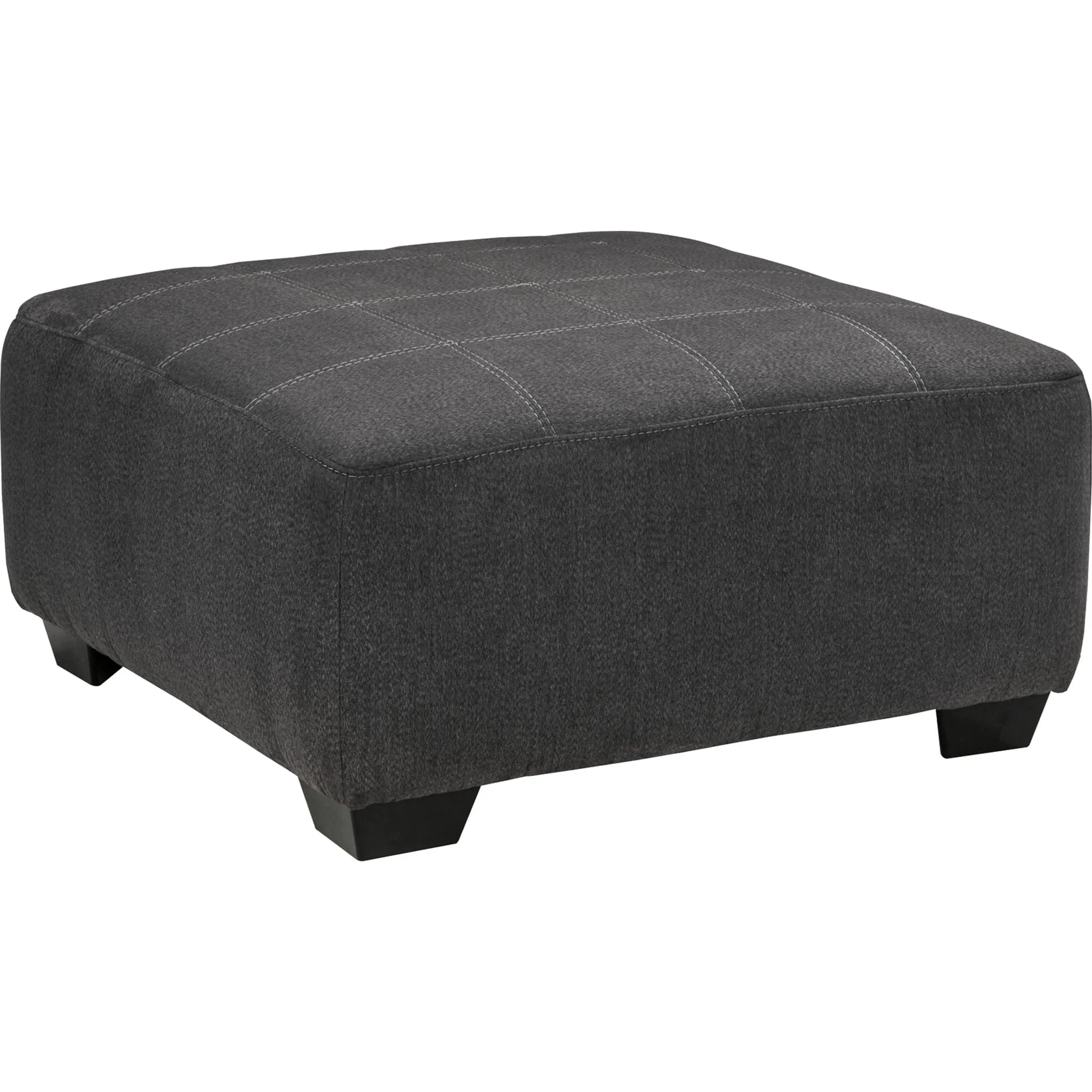 Ambee Oversized Accent Ottoman - Slate
