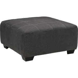 Ambee Oversized Accent Ottoman - Slate