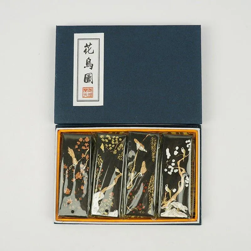 Anhui Hu Kaiwen Four Treasures of the study boxed ink sticks 4 pieces in a box NP-090035