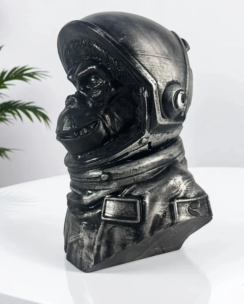 Astro Monkey Ceramic Statue