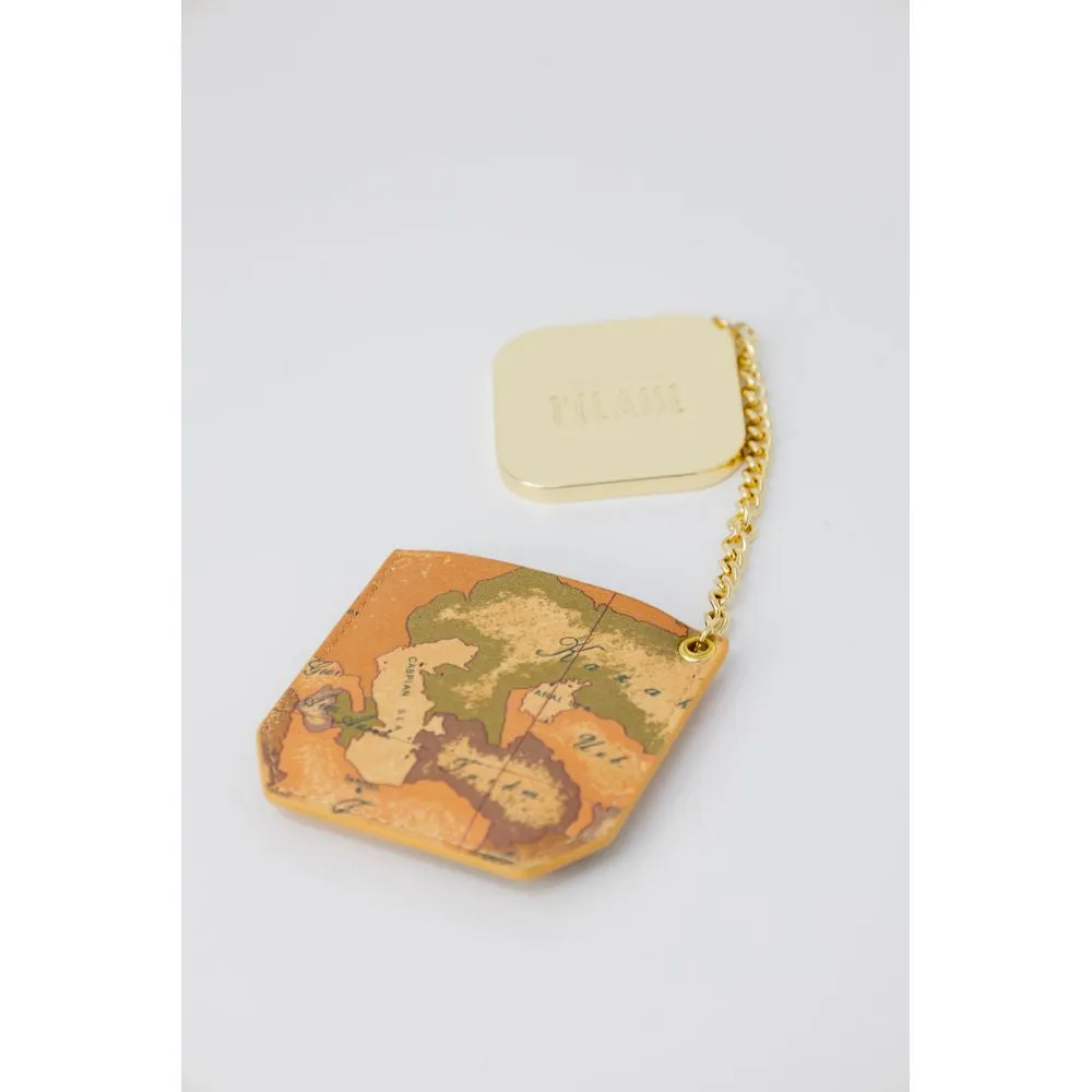 Beige Copper Keychain