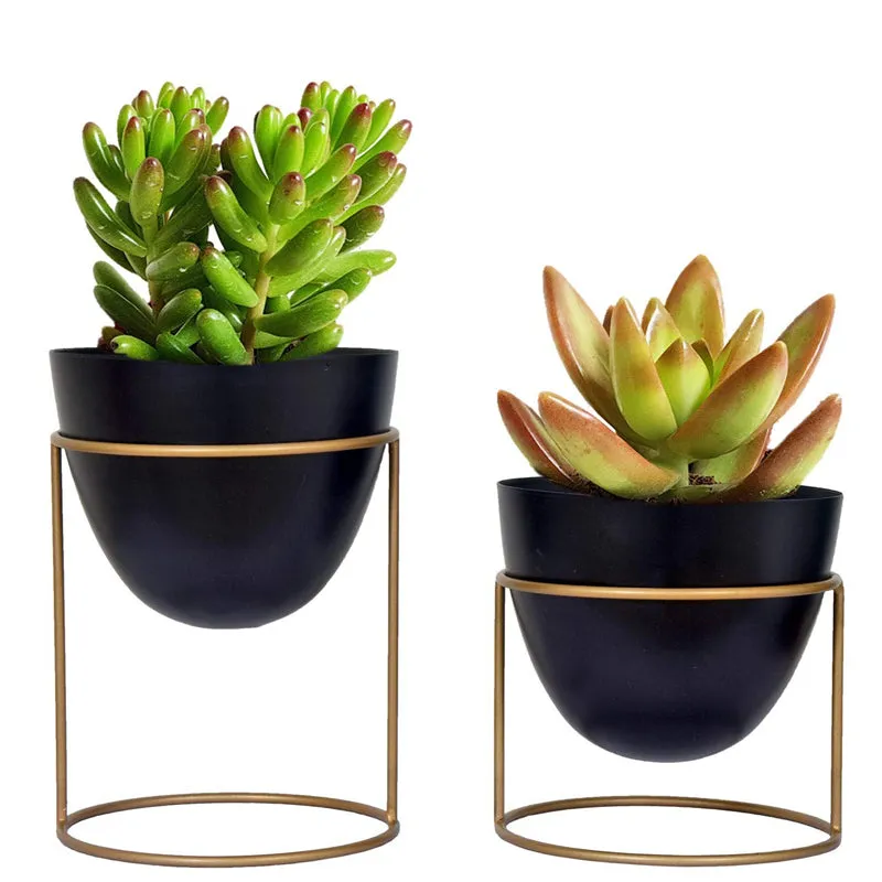 Bellos Planter (Black) - Set Of Two