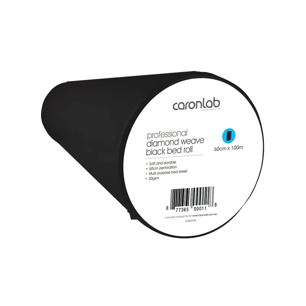 CaronLab Diamond Weave Bed Roll -60cm x 100m - Black