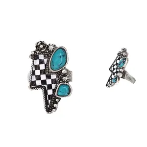 Check The Bolt Fashion Ring