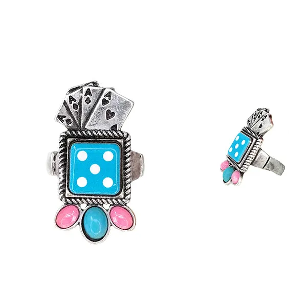 Check the Dice Fashion Ring