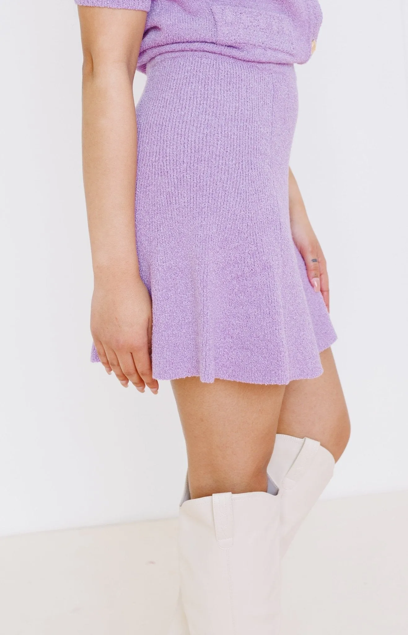 Cherished Moments Mini Skirt, LAVENDER