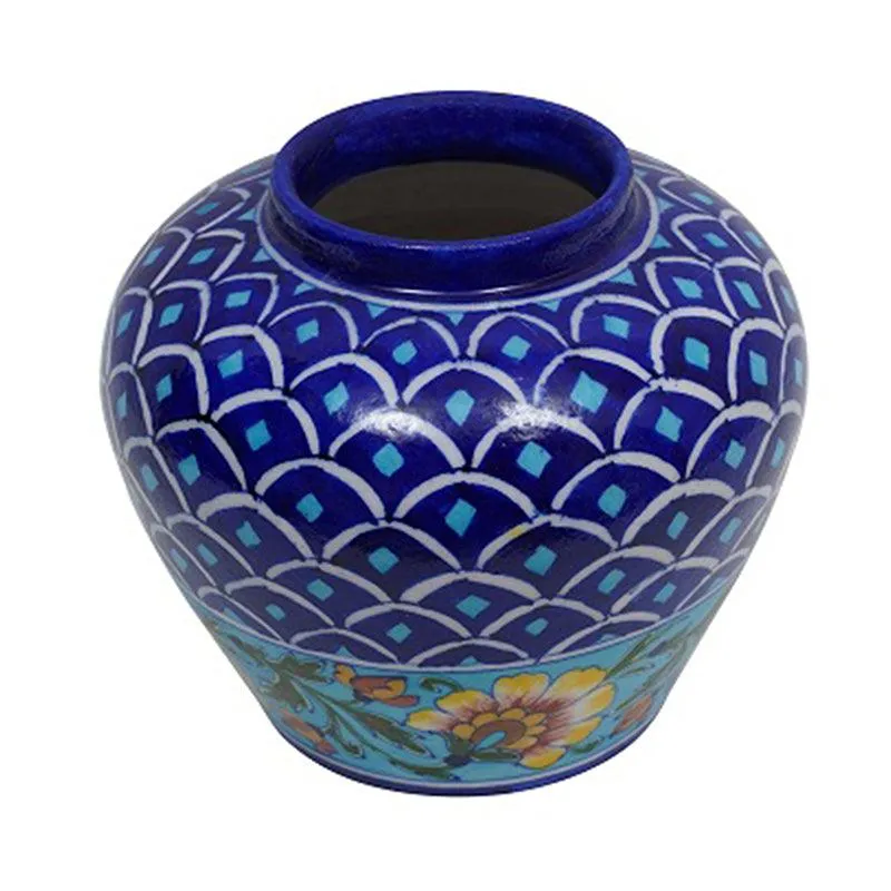 Cobalt Handpainted Vase