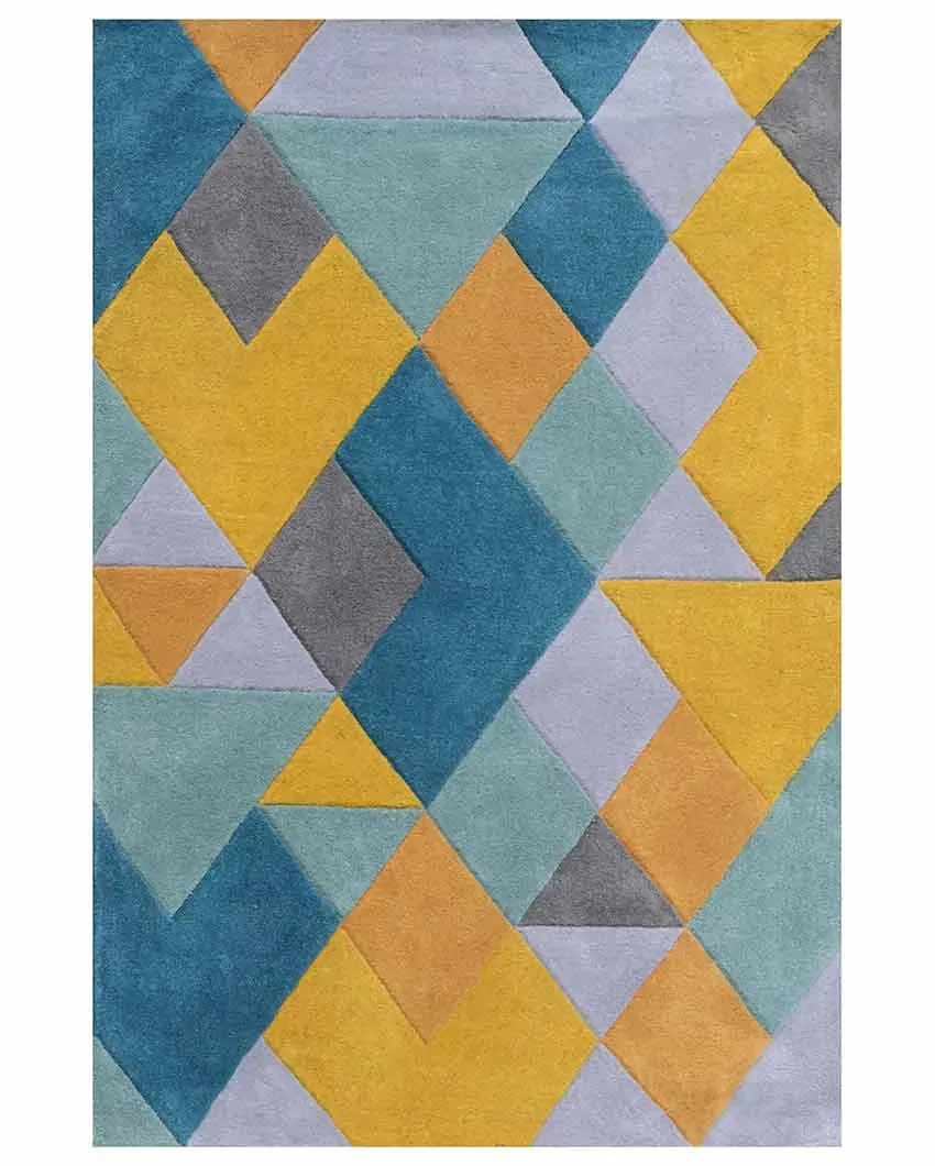 Colorful Artistic Hand Tufted Wool Carpet