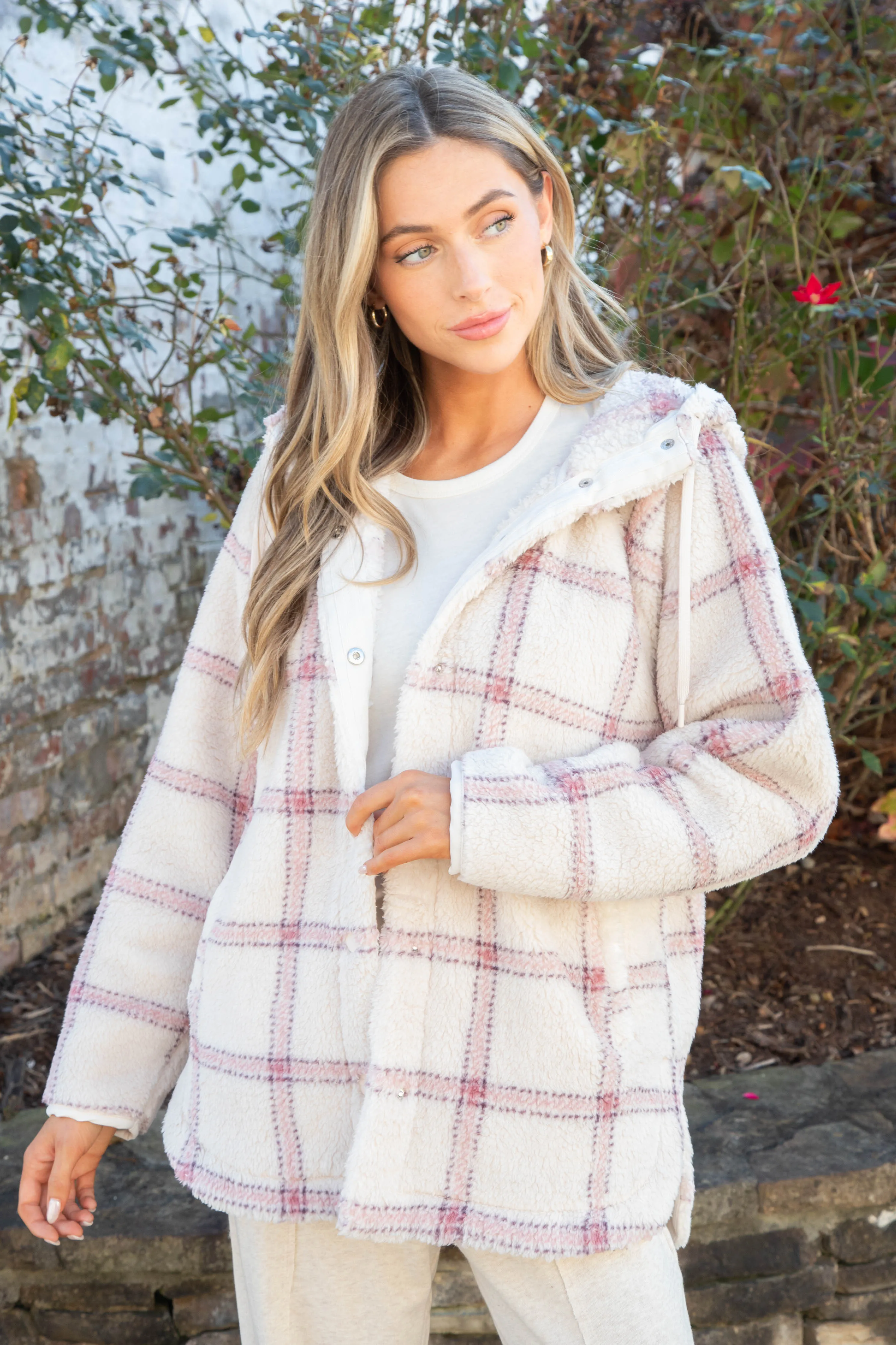 Cross Country Plaid Jacket, Winter White | Z Supply