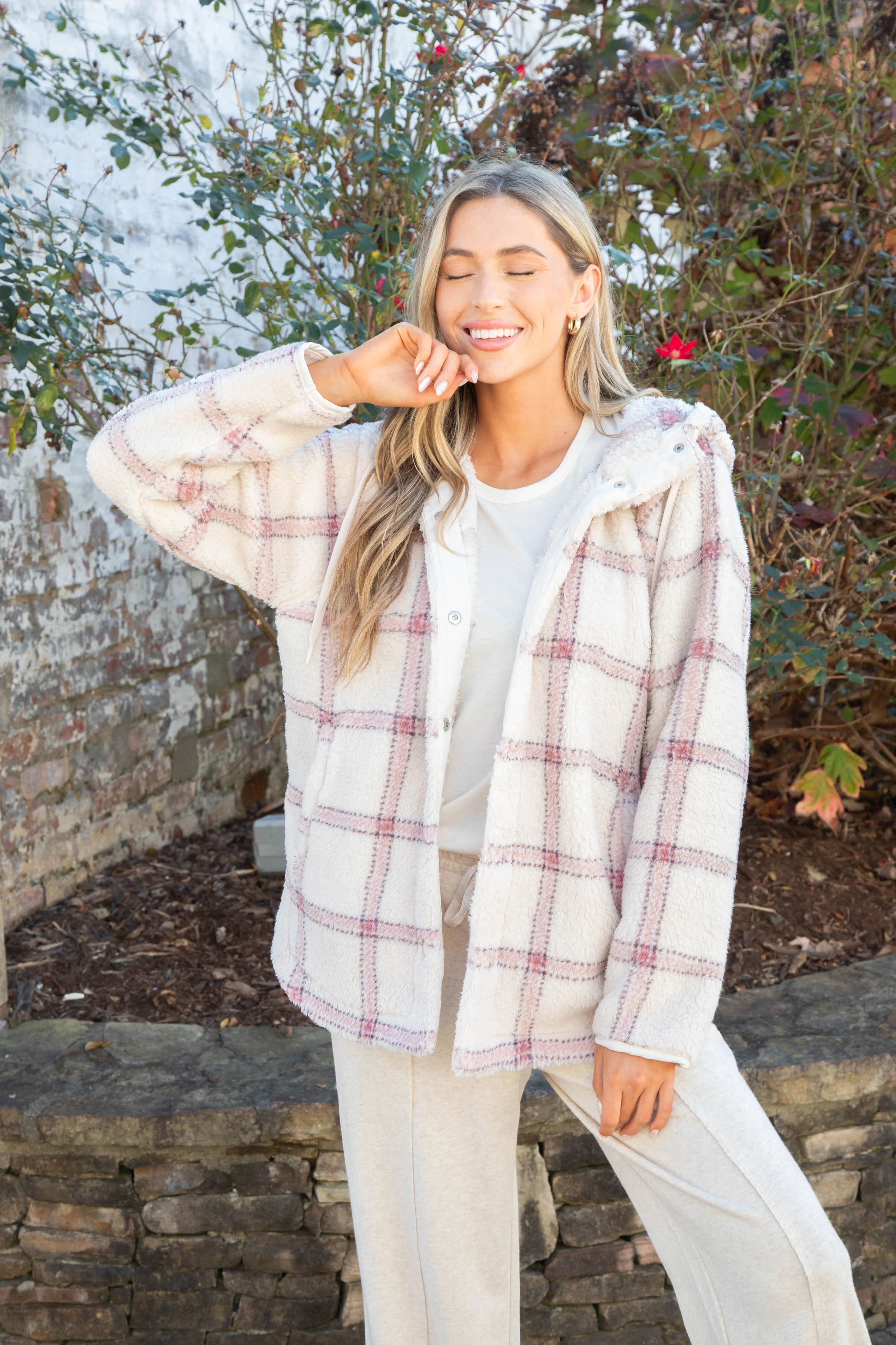Cross Country Plaid Jacket, Winter White | Z Supply