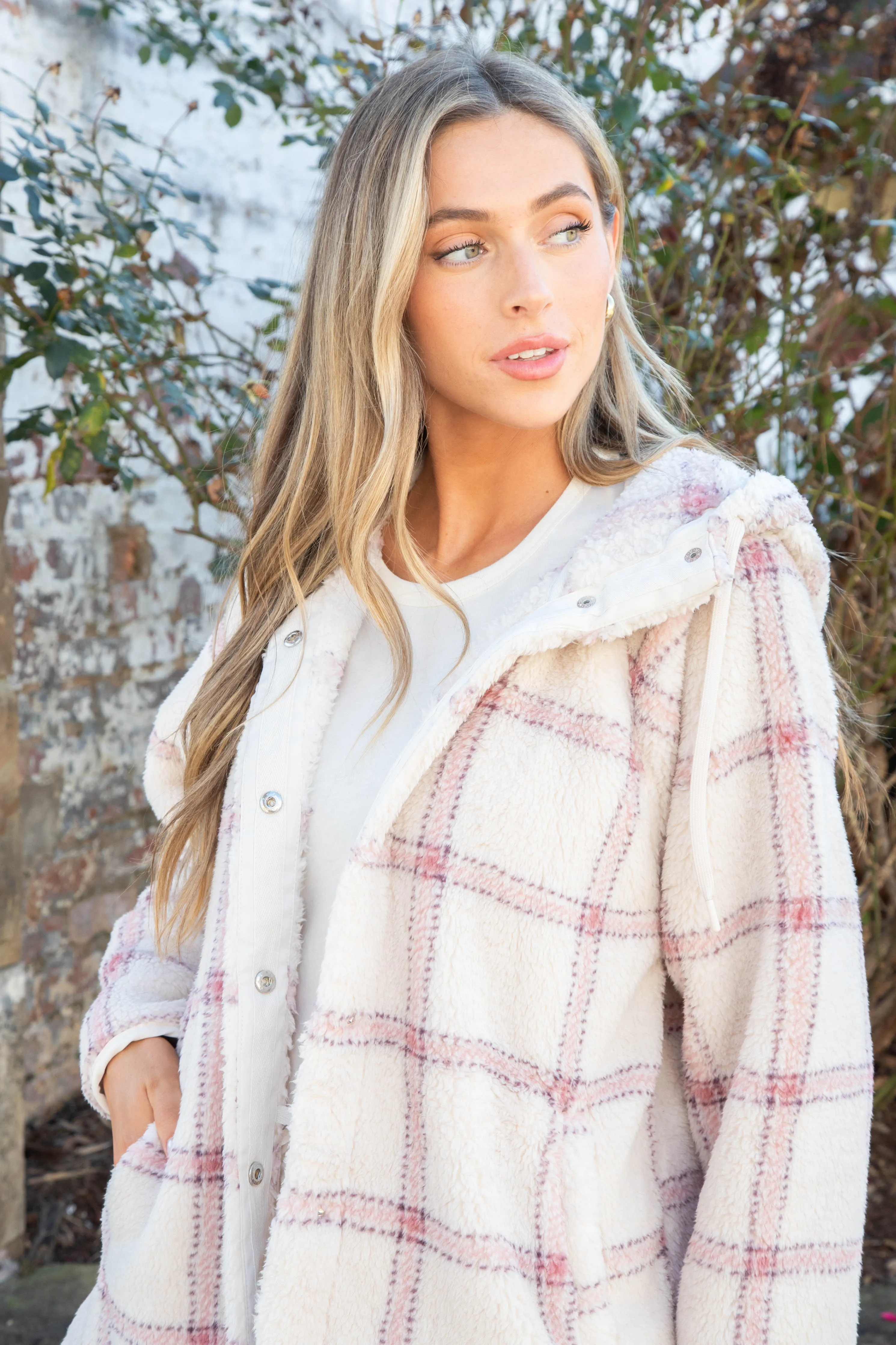 Cross Country Plaid Jacket, Winter White | Z Supply