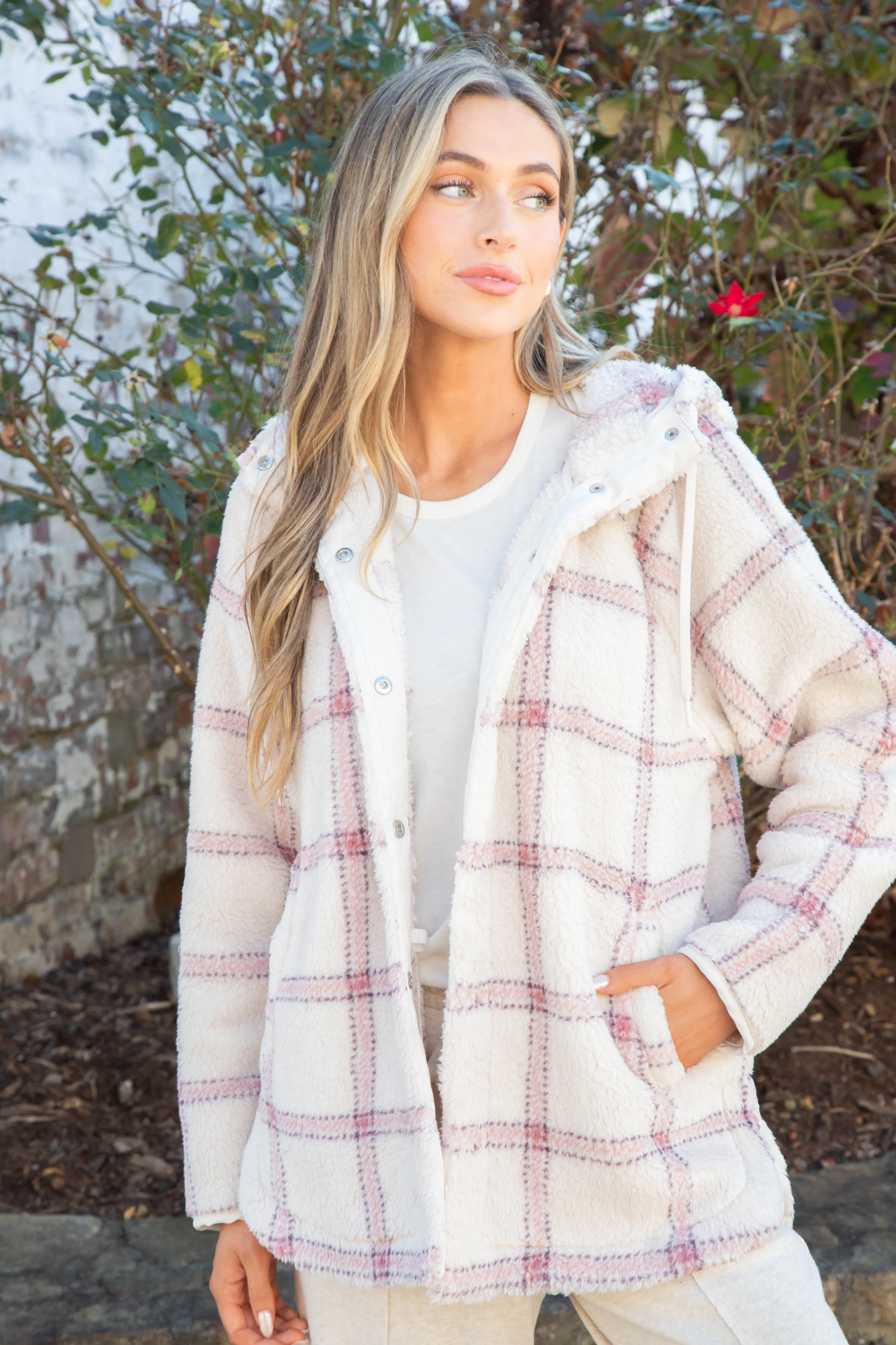 Cross Country Plaid Jacket, Winter White | Z Supply