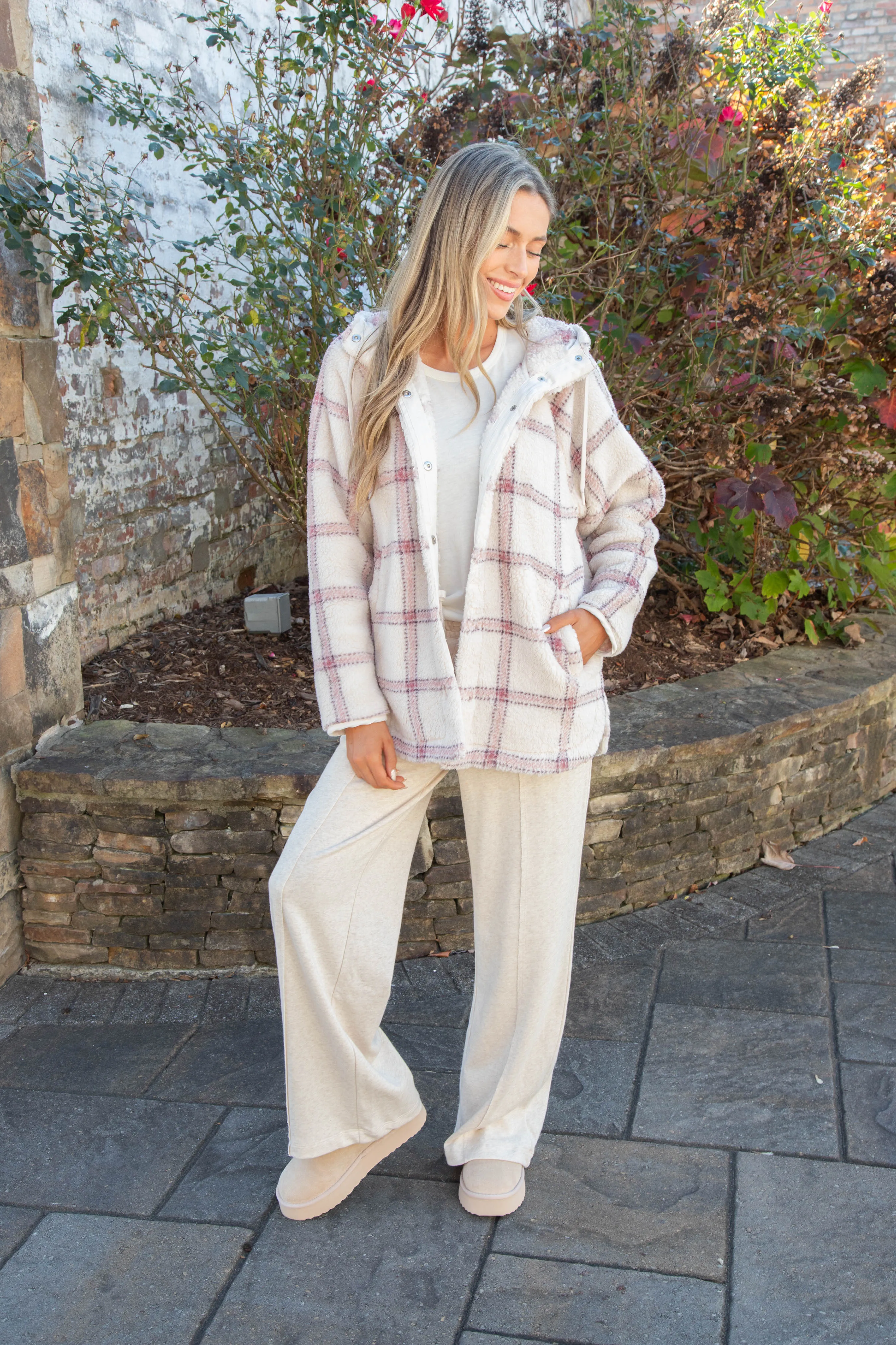 Cross Country Plaid Jacket, Winter White | Z Supply
