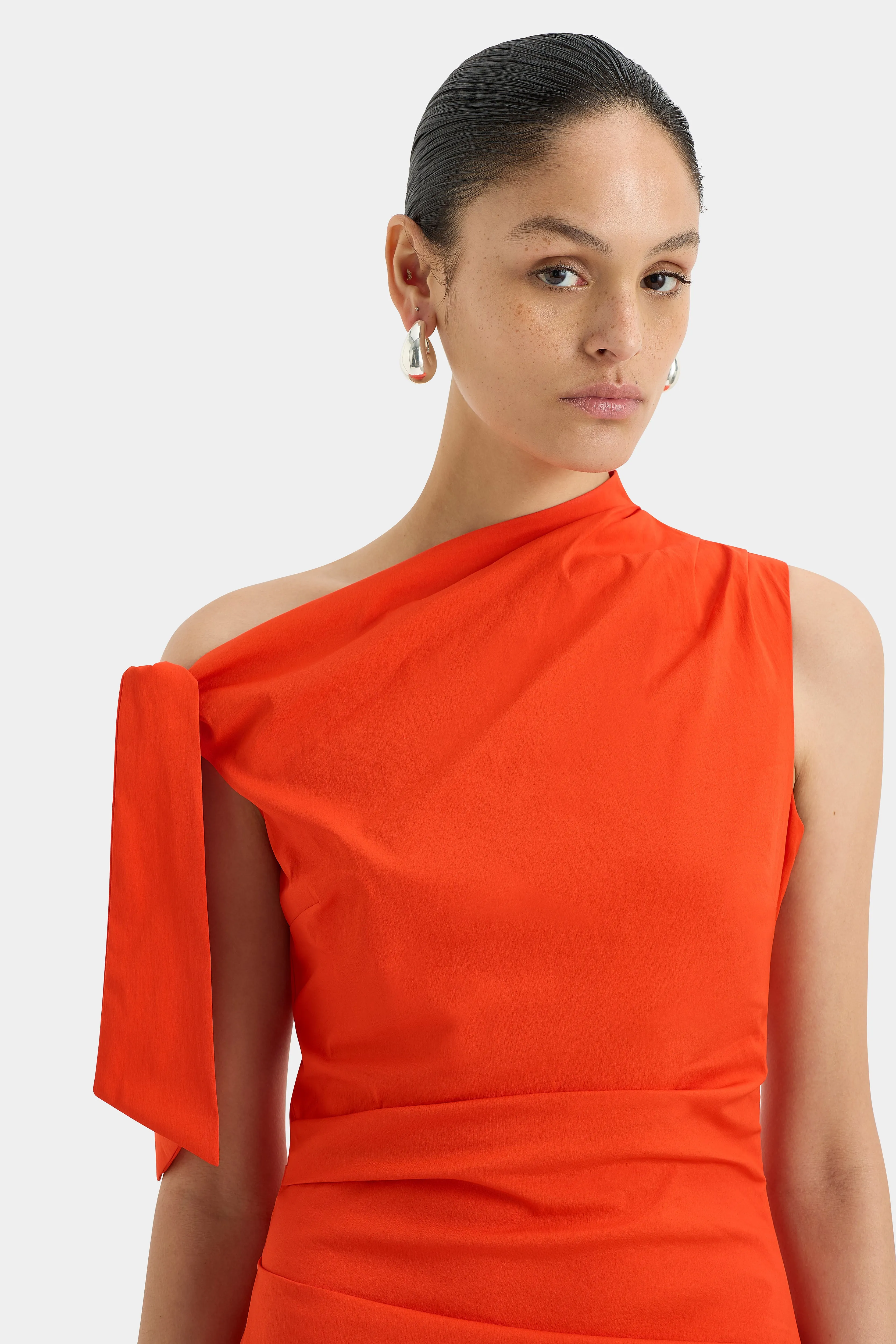 Dahlia Mini Dress Tangerine