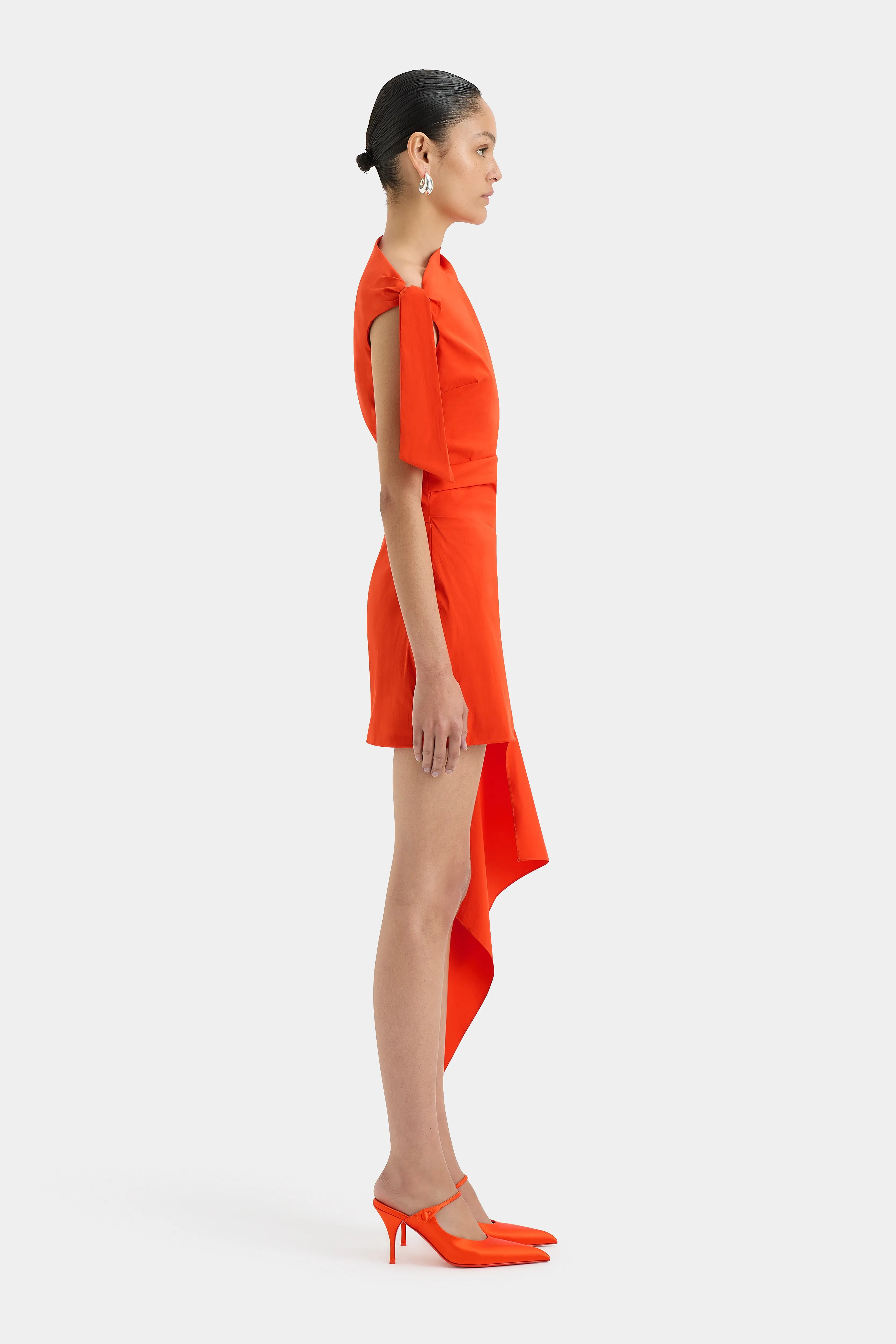 Dahlia Mini Dress Tangerine