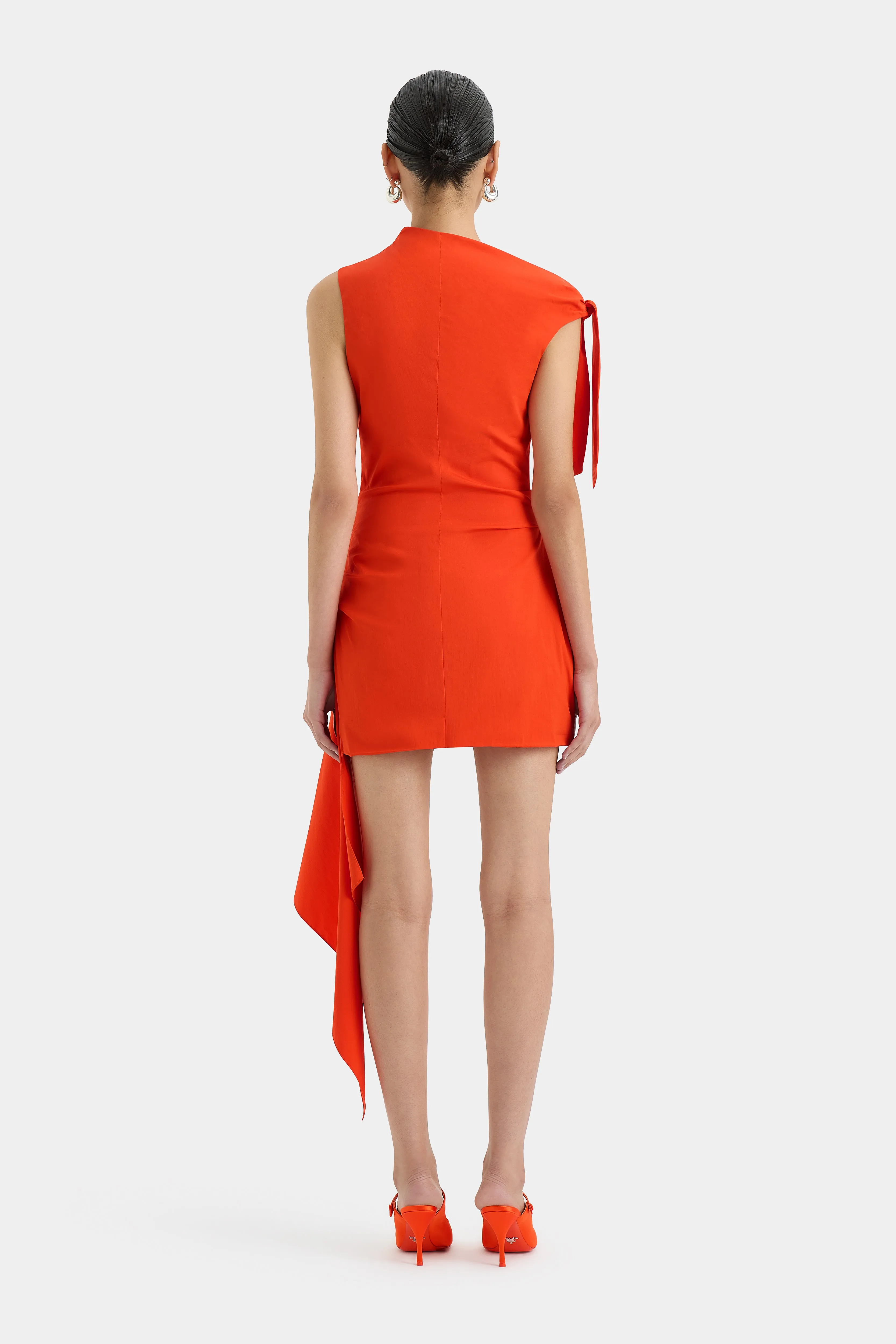 Dahlia Mini Dress Tangerine