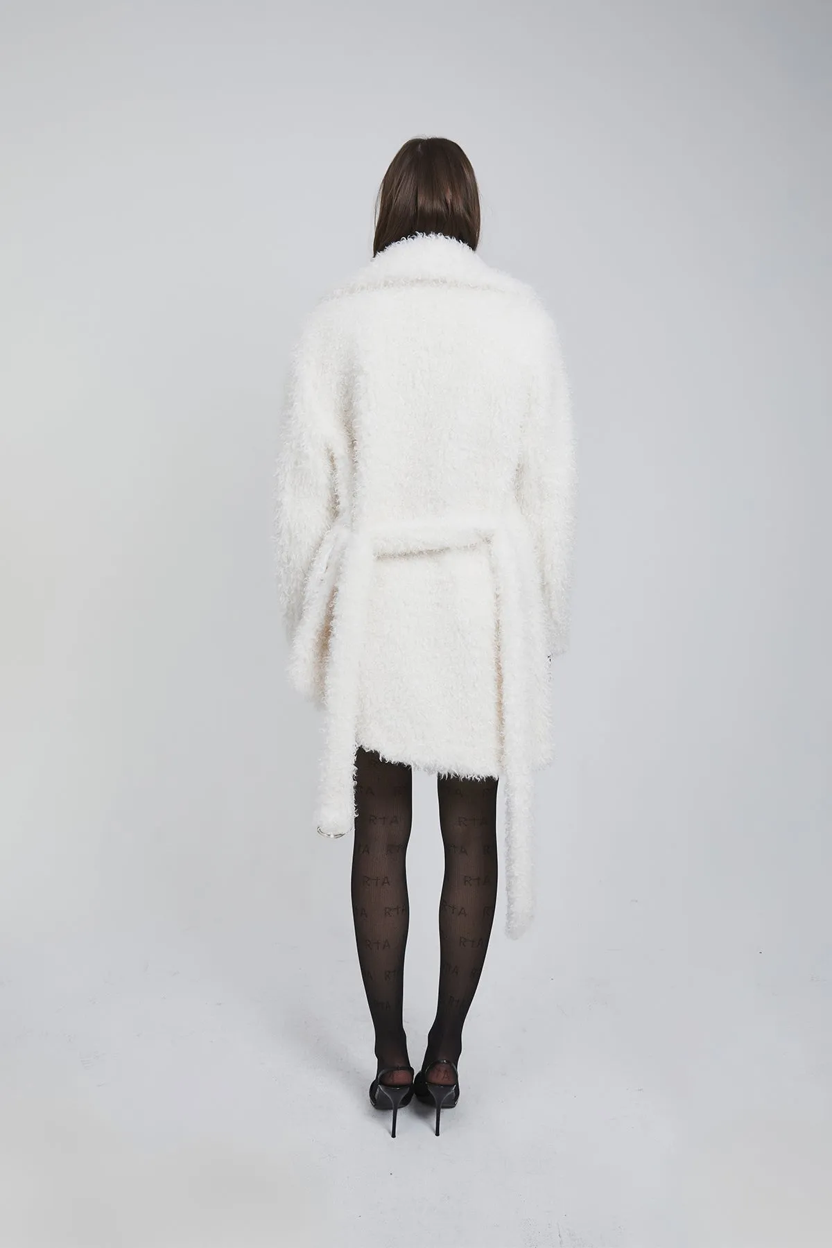 ELOISE PLUSH JACKET | WHITE