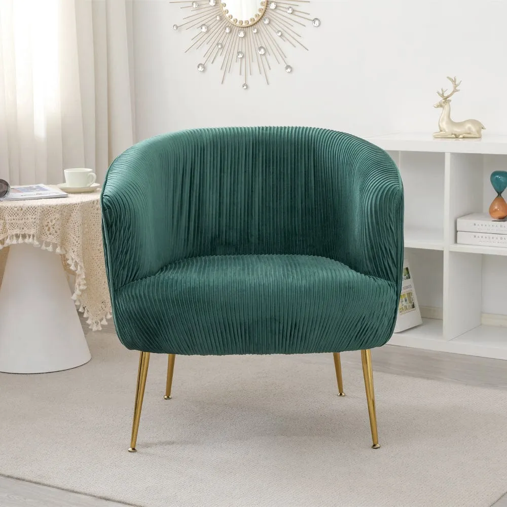 Emily Velvet Accent Armchair