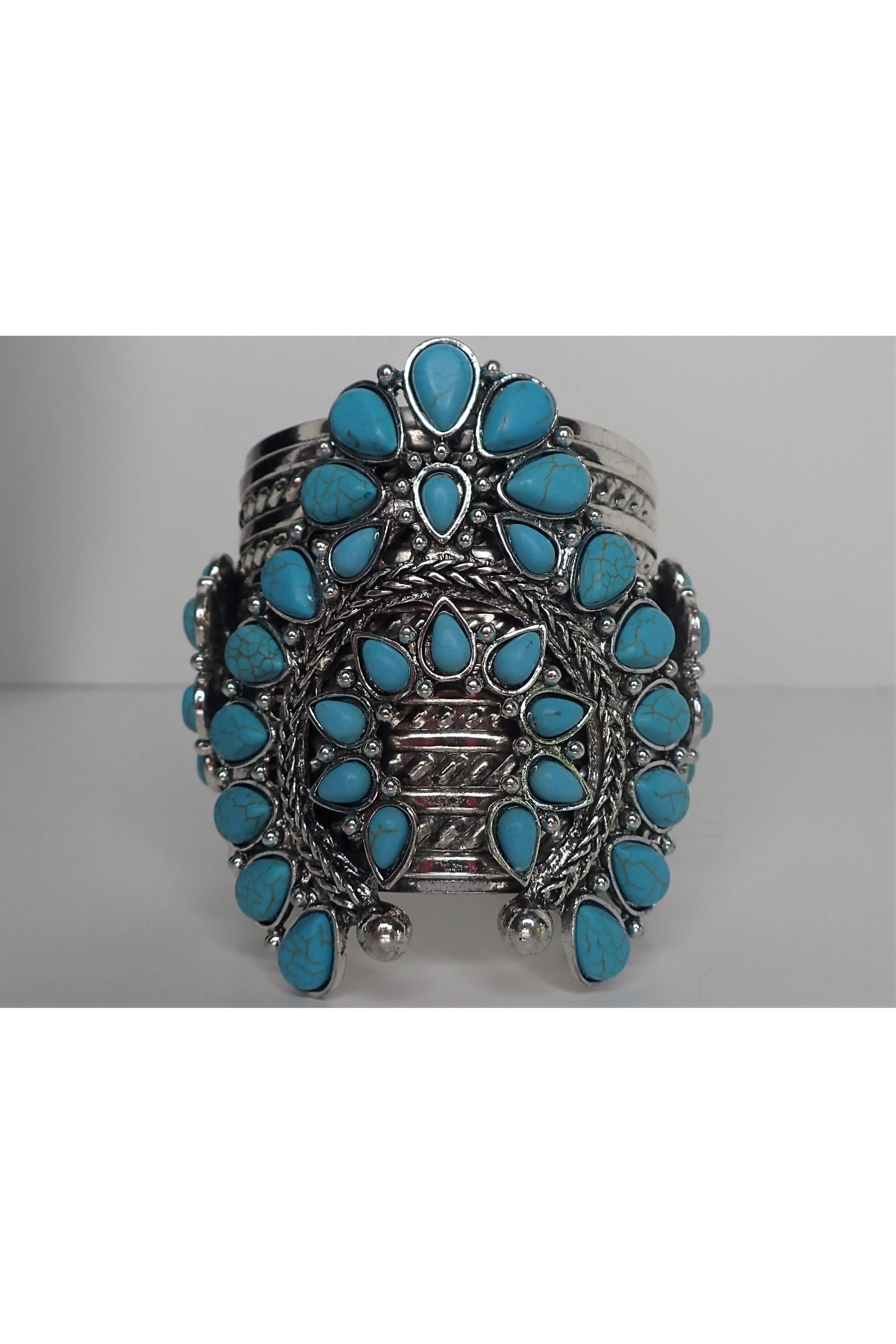 Emma Turquoise Horseshoe Ring