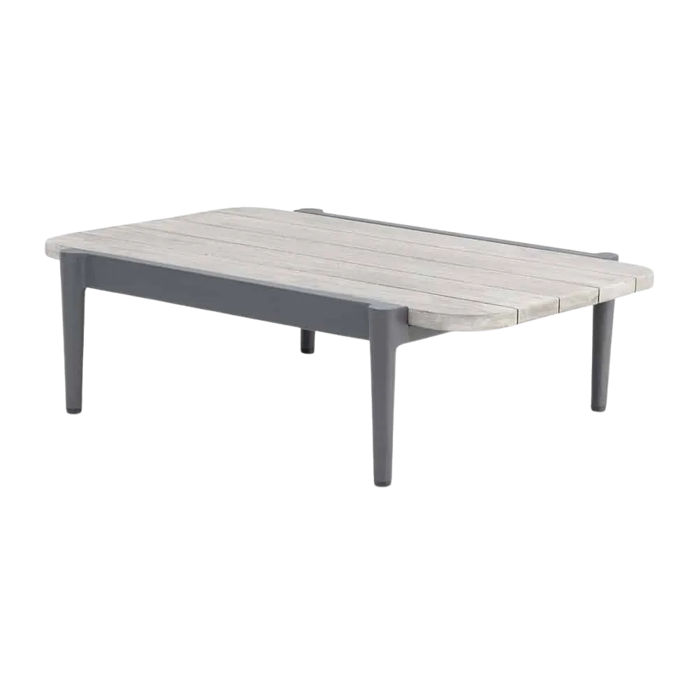 Escape Aluminium and Teak Side Table (Graphite)