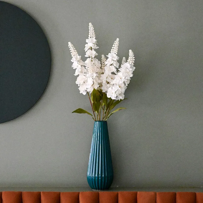 Faux Everlasting Snapdragon Flower Stick - Off White