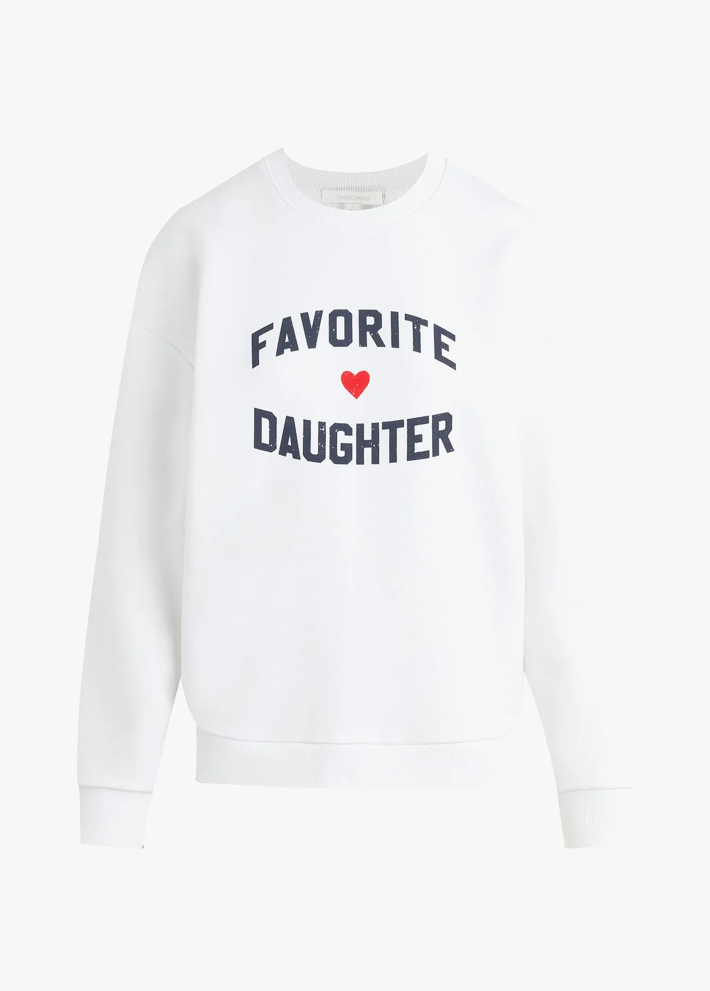 FAVORITE DAUGHTER HEART LOGO SWEATSHIRT