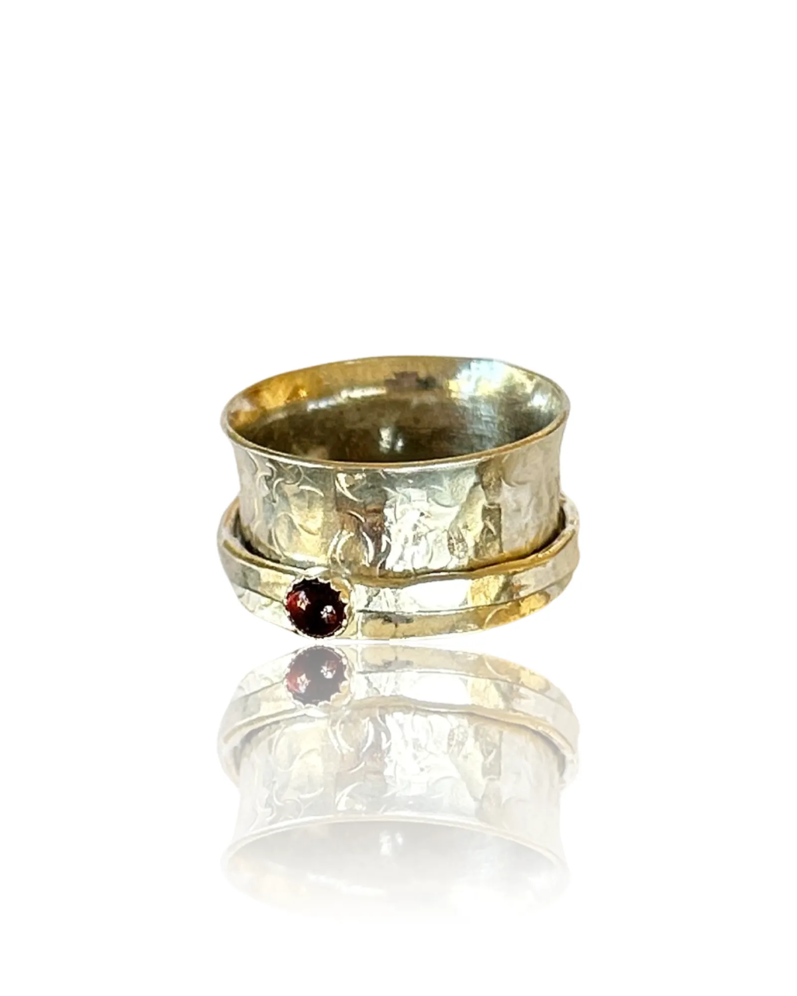 Garnet  Spinner Ring