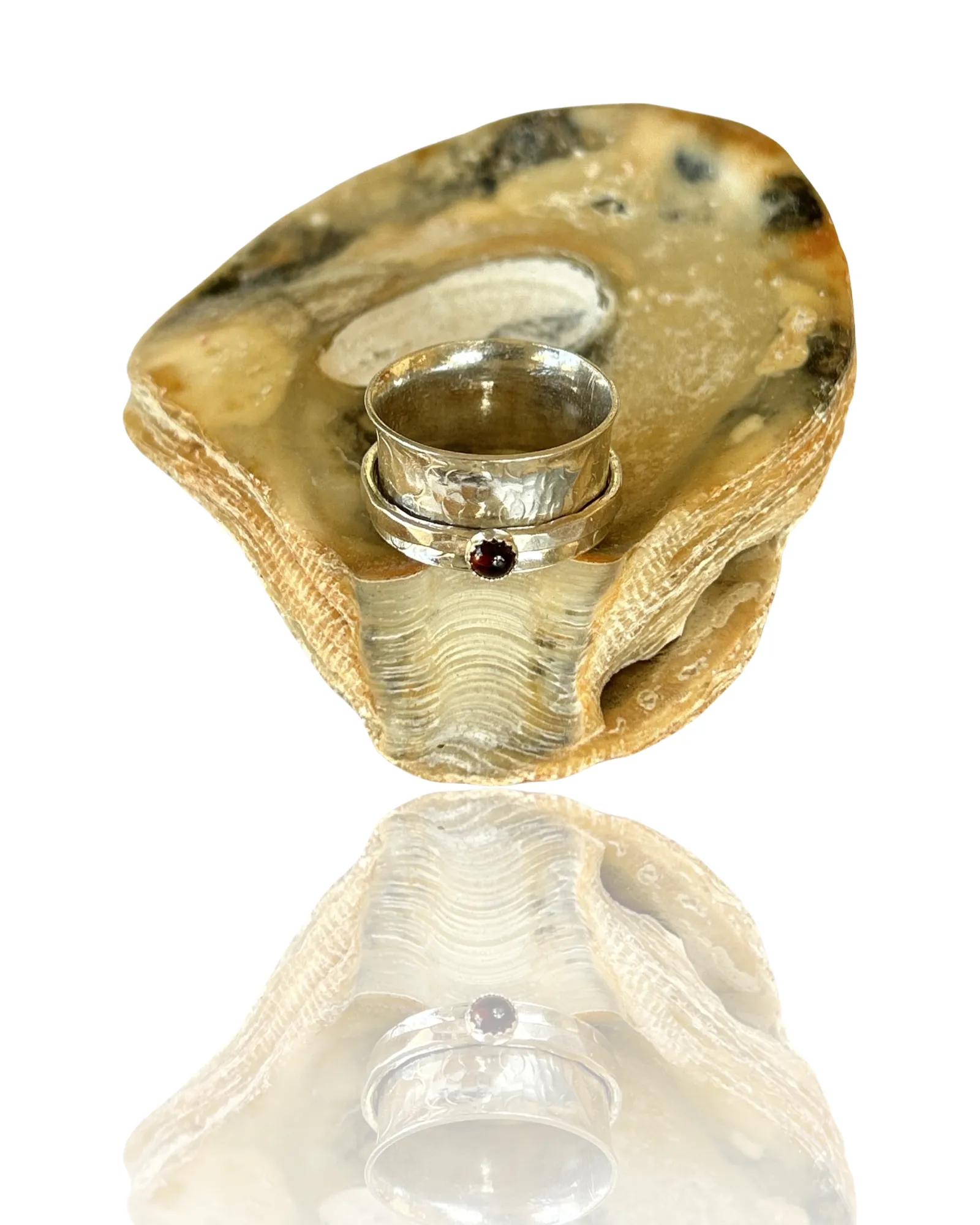 Garnet  Spinner Ring