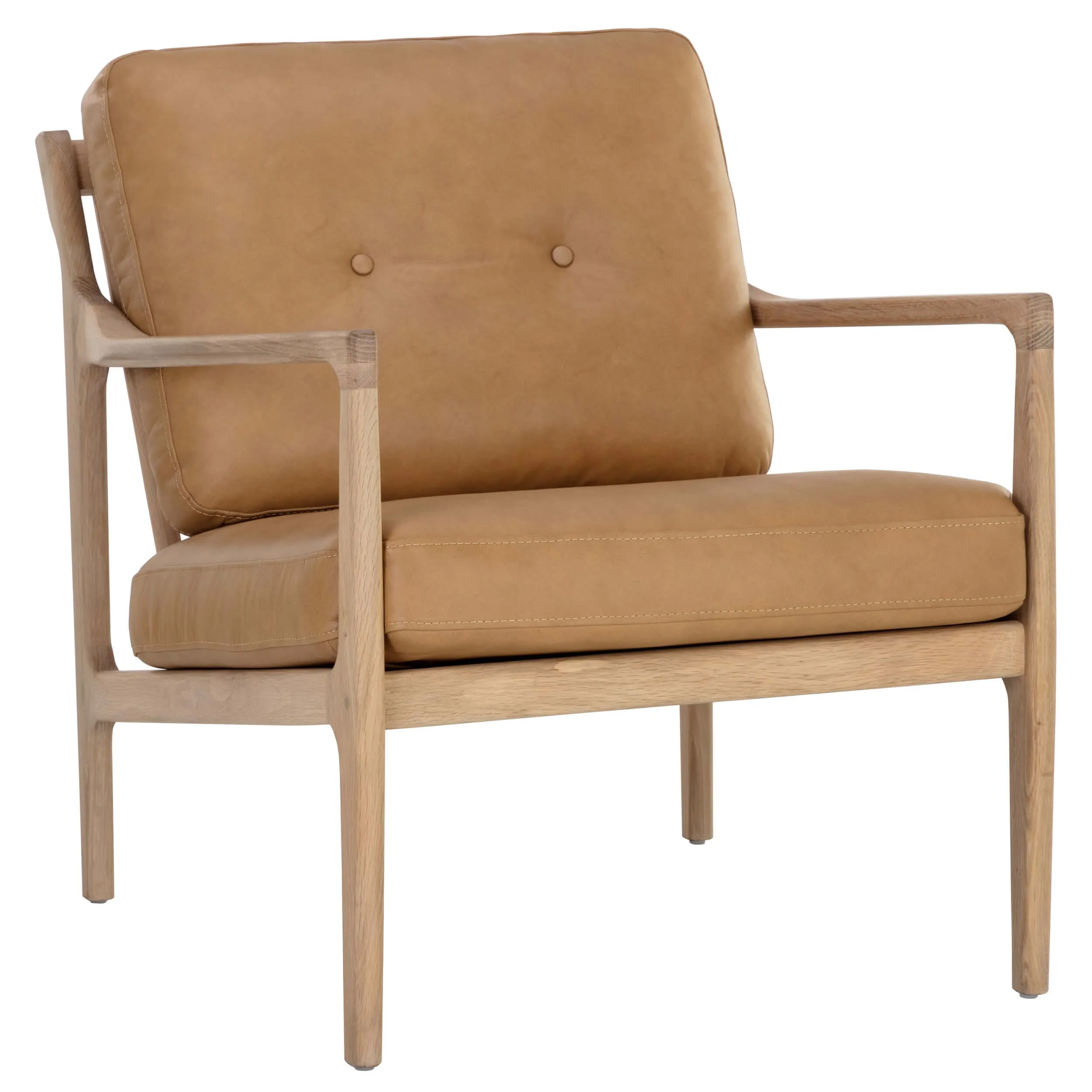 Gilmore Leather Chair, Sahara Camel