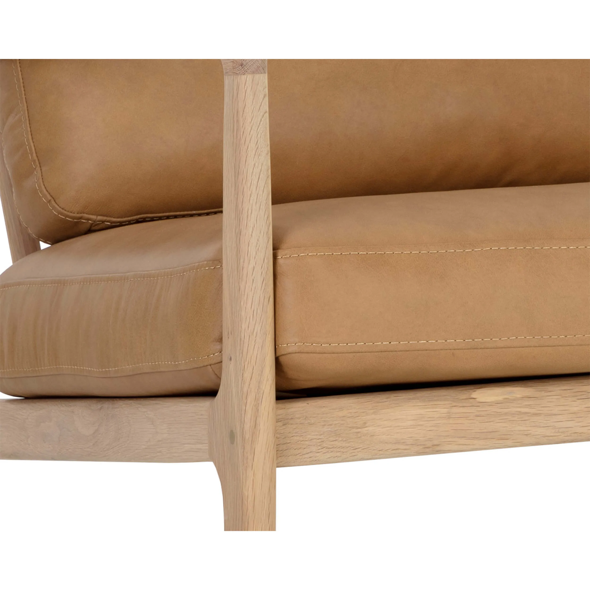Gilmore Leather Chair, Sahara Camel