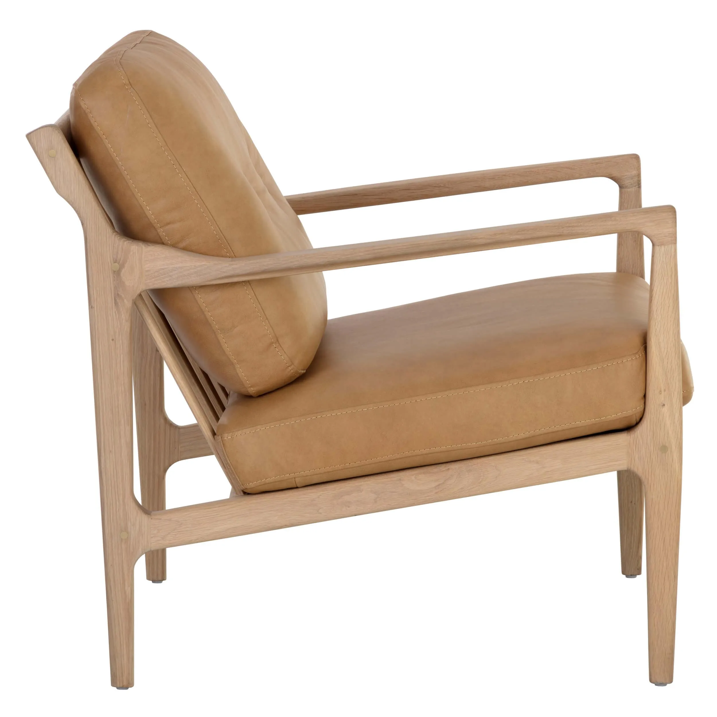 Gilmore Leather Chair, Sahara Camel