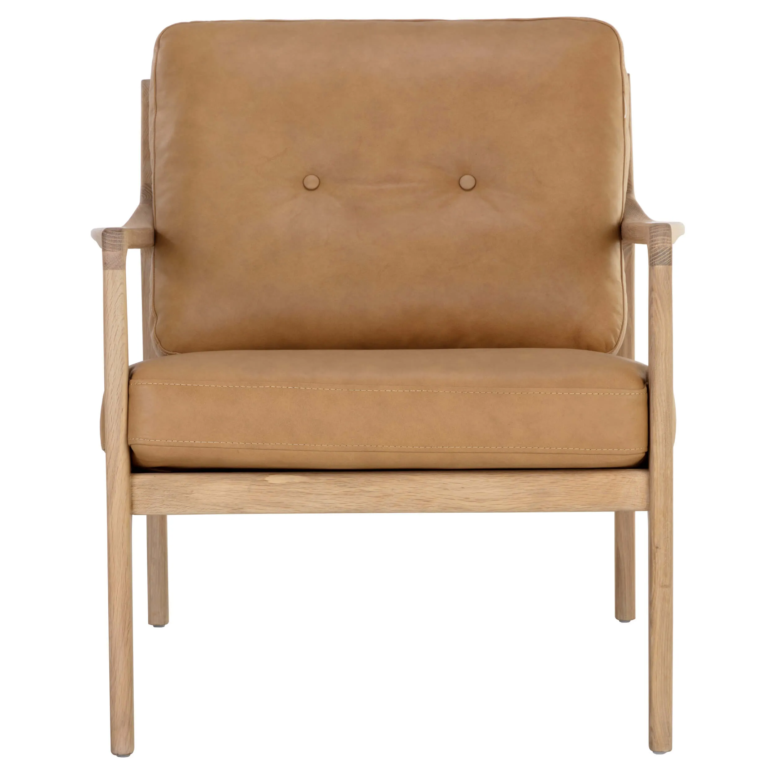 Gilmore Leather Chair, Sahara Camel