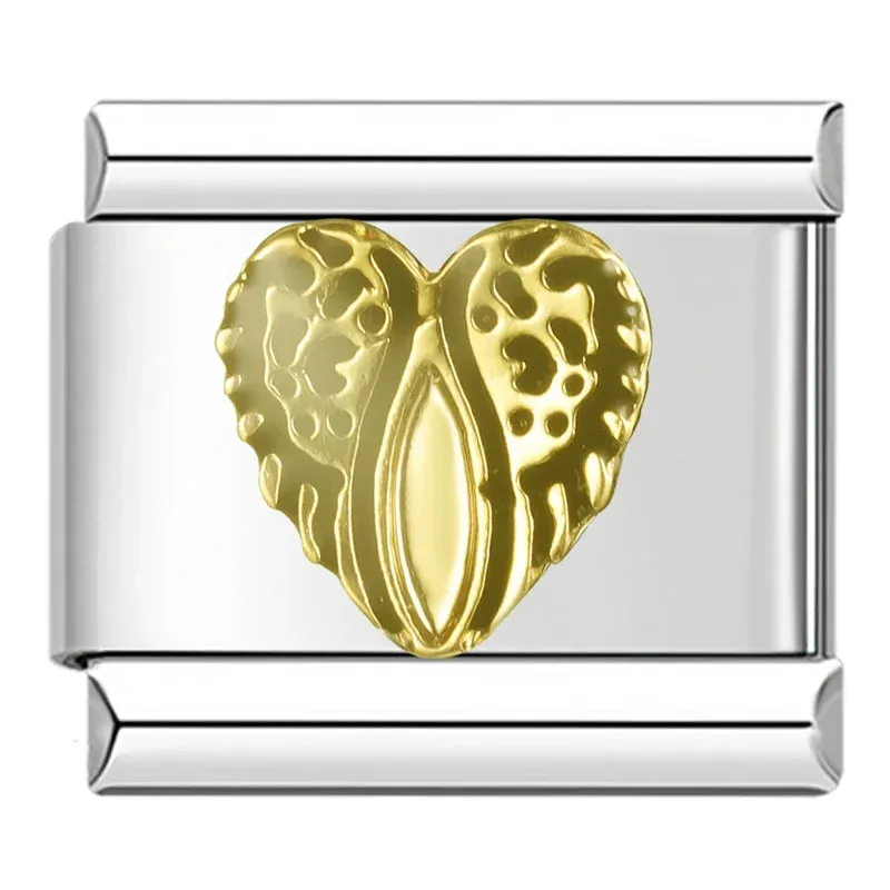 Gold Heart Italian Charm
