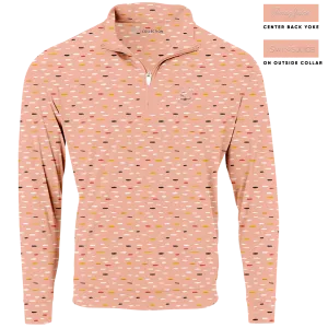 Golf Mid Century Nostalgia Men's Quarter Zip