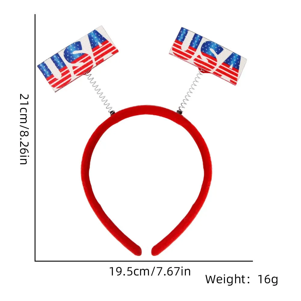 Hairband For Independence Day With American Flag For A Costume Party