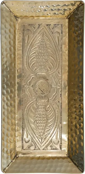 Hammered Aluminum Tray