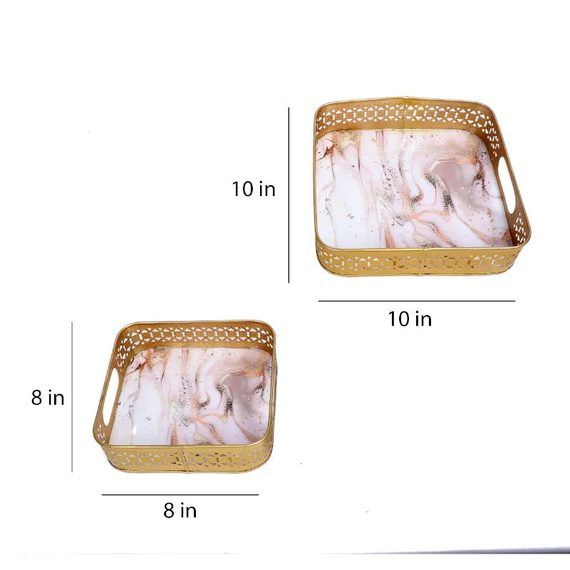 Illusion Chroma Serving Tray - Set Of Two