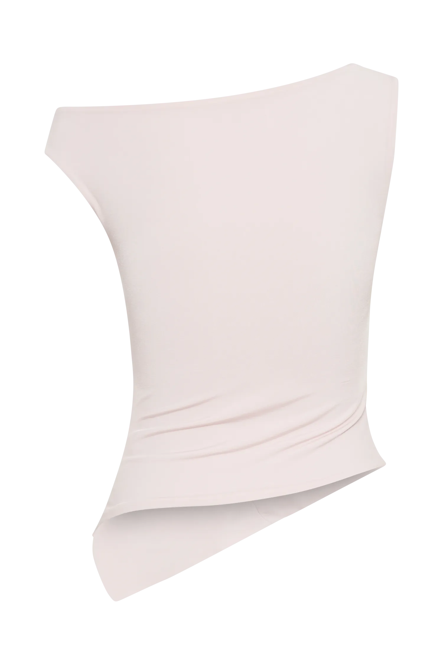 Irving Off Shoulder Slinky Top - Powder Pink
