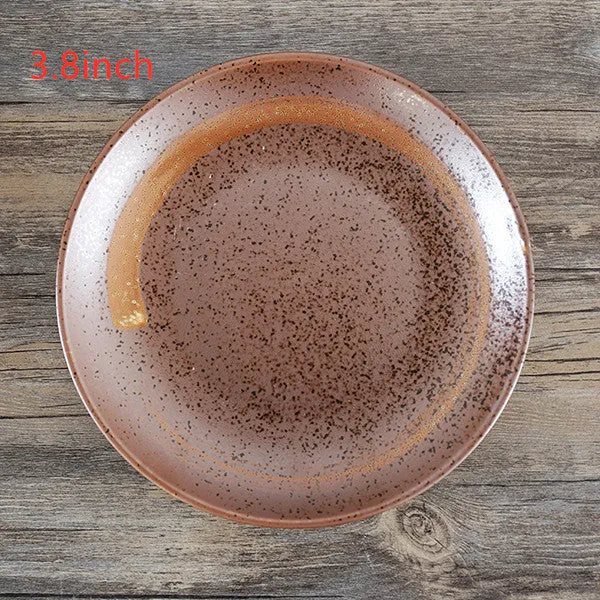 Japanese Ceramic Plate and Spoon