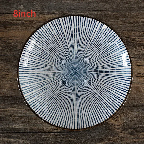 Japanese Ceramic Plate and Spoon