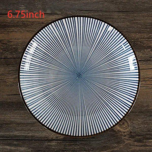 Japanese Ceramic Plate and Spoon