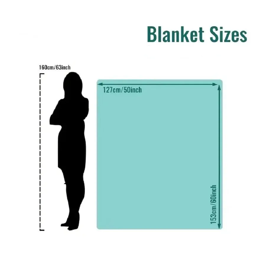 Julia M Cashmere Electric Heated Throw Blanket - 50x60 Inch, 6 Levels, 4-Hour Auto-Off